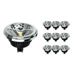 Mehrfachpackung 10x Noxion Lucent LED-Spot GU10 AR111 12W 600lm 40D - 927 Extra Warmweiß | Höchste Farbwiedergabe - Dimmbar - Ersatz für 80W