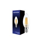 Noxion Lucent LED E14 Kerze Fadenlampe Klar 4.5W 470lm - 827 Extra Warmweiß | Dimmbar - Ersatz für 40W
