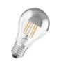 Osram Classic LED E27 Birne Fadenlampe Spiegel Silber 4W 400lm - 827 Extra Warmweiß | Ersatz Für 35W