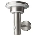 Ledvance Endura Style Solar-Außenwandleuchte Doppelkreis 6W 3000K Stahl | inkl. Sensor - Warmweiß