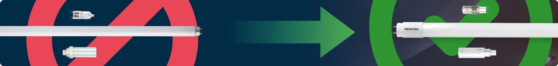 Umstieg auf LED-Stiftsockellampen